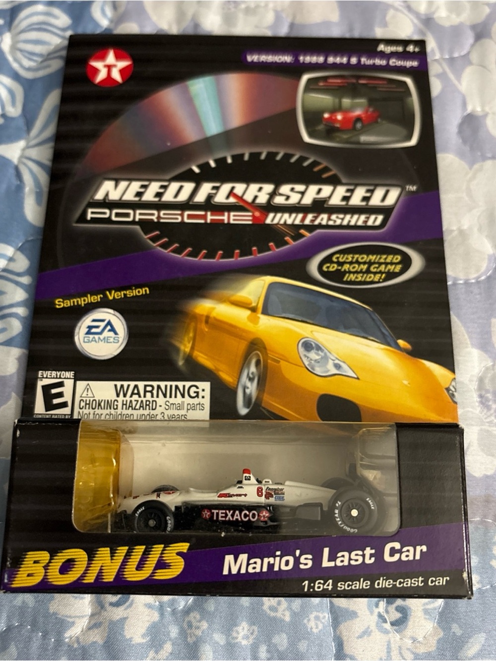 Need for Speed Porsche Unleashed Bonus Die-Cast Car - White Texaco Livery